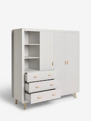 Grey Kids Alix Triple, 3 drawers Wardrobe - Image 6 of 10