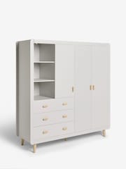Grey Kids Alix Triple, 3 drawers Wardrobe - Image 7 of 10