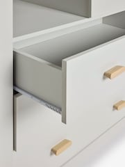 Grey Kids Alix Triple, 3 drawers Wardrobe - Image 9 of 10