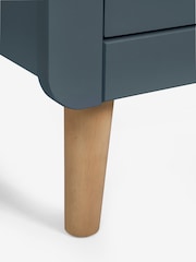 Slate Blue Kids Alix Double, 3 drawers Wardrobe - Image 10 of 12