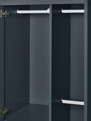 Slate Blue Kids Alix Double, 3 drawers Wardrobe - Image 12 of 12