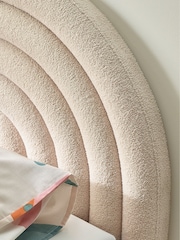 Soft Cosy Boucle Ivory Kids Rainbow Upholstered Drawer Storage Bed Drawer Bed - Image 5 of 10