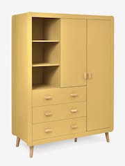 Mustard Yellow Kids Alix Double, 3 drawers Wardrobe - Image 8 of 13