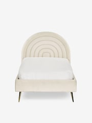 Soft Cosy Boucle Ivory Kids Rainbow Upholstered Bed - Image 6 of 12