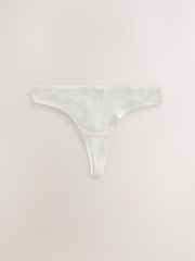 Marineblau/Pink/Creme - Thong Modal Logo Ultimate Comfort Knickers 4 Pack - Bild 3 von 7