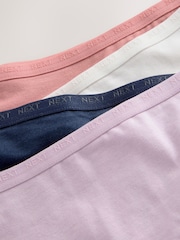 Marineblau/Pink/Creme - Thong Modal Logo Ultimate Comfort Knickers 4 Pack - Bild 6 von 7