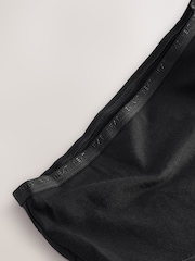 Black High Rise High Leg Thong Modal Logo Ultimate Comfort Knickers 4 Pack - Image 6 of 7