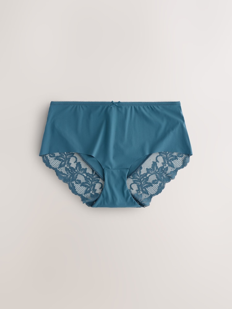 Pastels - Lot de 5 culottes sans VPL avec dos en dentelle - Image 6 of 10