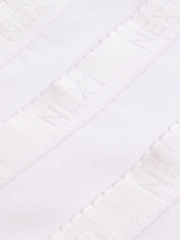 White Scallop Logo High Waisted Thong Logo Knickers 4 Pack - Image 6 of 7