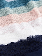 pastel - Culotte en coton et dentelle 7 Pack - Image 11 of 12