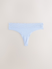 pastel - Culotte en coton et dentelle 7 Pack - Image 5 of 12