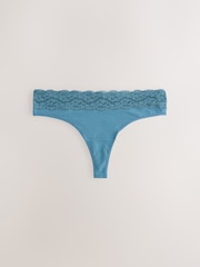 pastel - Culotte en coton et dentelle 7 Pack - Image 6 of 12