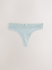 pastel - Culotte en coton et dentelle 7 Pack - Image 7 of 12