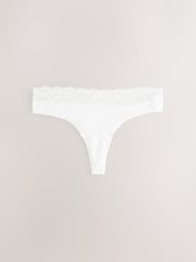 pastel - Culotte en coton et dentelle 7 Pack - Image 9 of 12