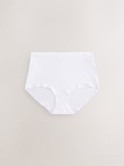 White Logo Full Brief Logo Knickers 4 Pack - Image 6 of 8