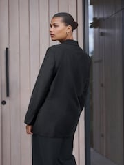 Black N. Premium Wool Rich Single Breasted Blazer - Image 3 of 7