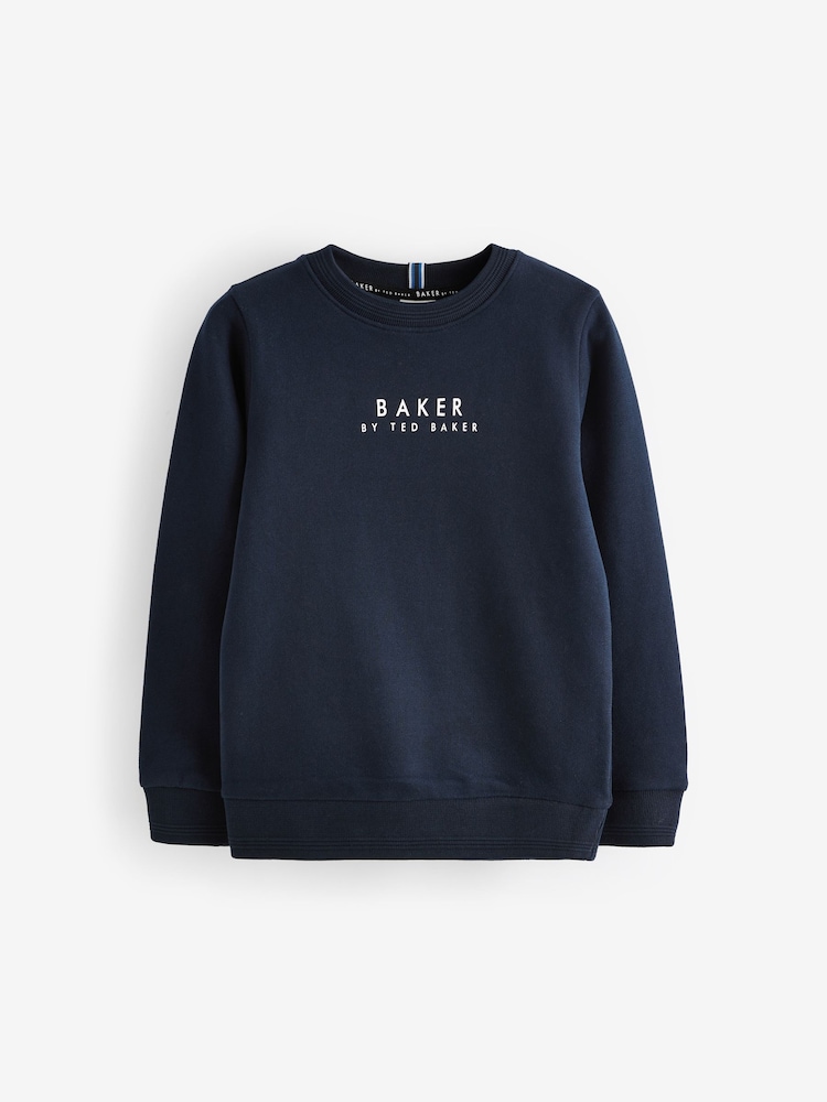 Marine/Pierre - Baker by Ted Baker Sweatshirts en coton 100% 2 Pack - Image 4 of 7