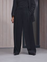 Black N. Premium Wool Blend Straight Trousers - Image 3 of 5