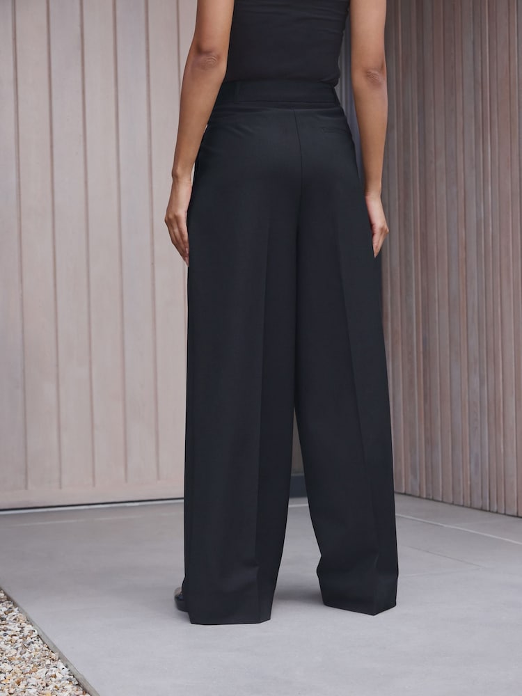 Noir - Pantalon N. Premium en laine Blend droit - Image 4 of 5