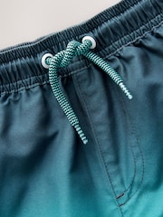 Blue Ombre Swim Shorts (3-16yrs) - Image 7 of 9