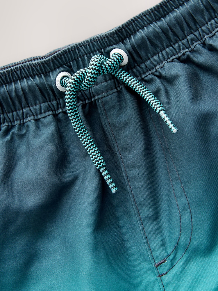 Blue Ombre Swim Shorts (3-16yrs) - Image 7 of 9