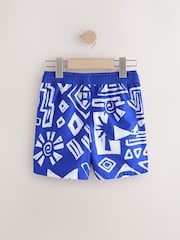 Blue Printed Swim Shorts (3-16yrs) - Image 6 of 8