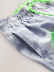 Black/White Graffiti Printed Swim Shorts (3-16yrs) - Image 9 of 9