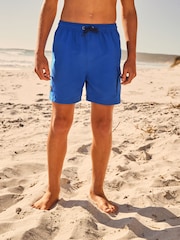 Cobalt Blue Cargo Swim Shorts (1.5-16yrs) - Image 2 of 9