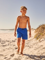Cobalt Blue Cargo Swim Shorts (1.5-16yrs) - Image 3 of 9
