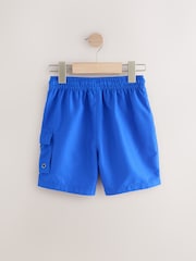 Cobalt Blue Cargo Swim Shorts (1.5-16yrs) - Image 7 of 9