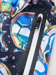 Blue Football Printed Swim Shorts (3-16yrs) - Image 7 of 8