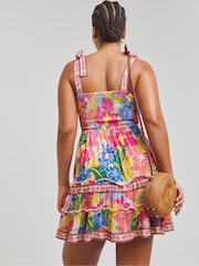 Figleaves Pink Frida Mini Beach Dress - Image 2 of 4