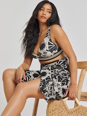 Figleaves Mystical Craft Mirrored Black Sarong - Image 3 of 4