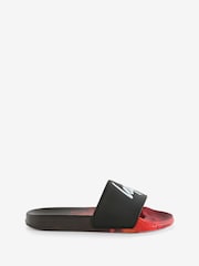 Hype. Boys Multi Red Drips Script Sliders - Image 1 of 4