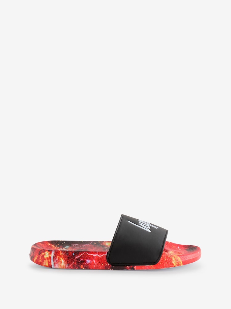 Hype. Boys Multi Red Space Script Sliders - Image 1 of 5