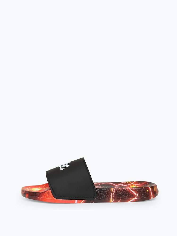 Hype. Boys Multi Red Space Script Sliders - Image 2 of 5