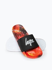 Hype. Boys Multi Red Space Script Sliders - Image 5 of 5