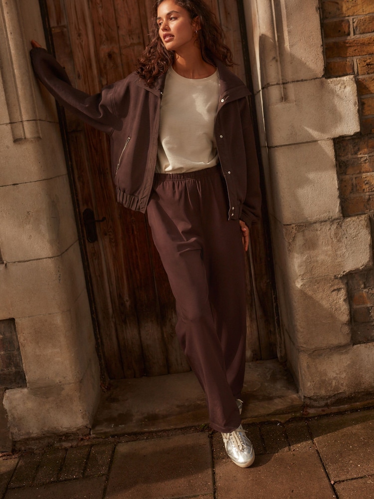 Marrón chocolate - Pantalones de modal ultrasuave - Imagen 2 de 5 Marrón chocolate - Pantalones de modal ultrasuave - Imagen 2 de 5