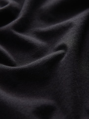 Black 100% Cotton Merry Christmas T-Shirt - Image 8 of 8