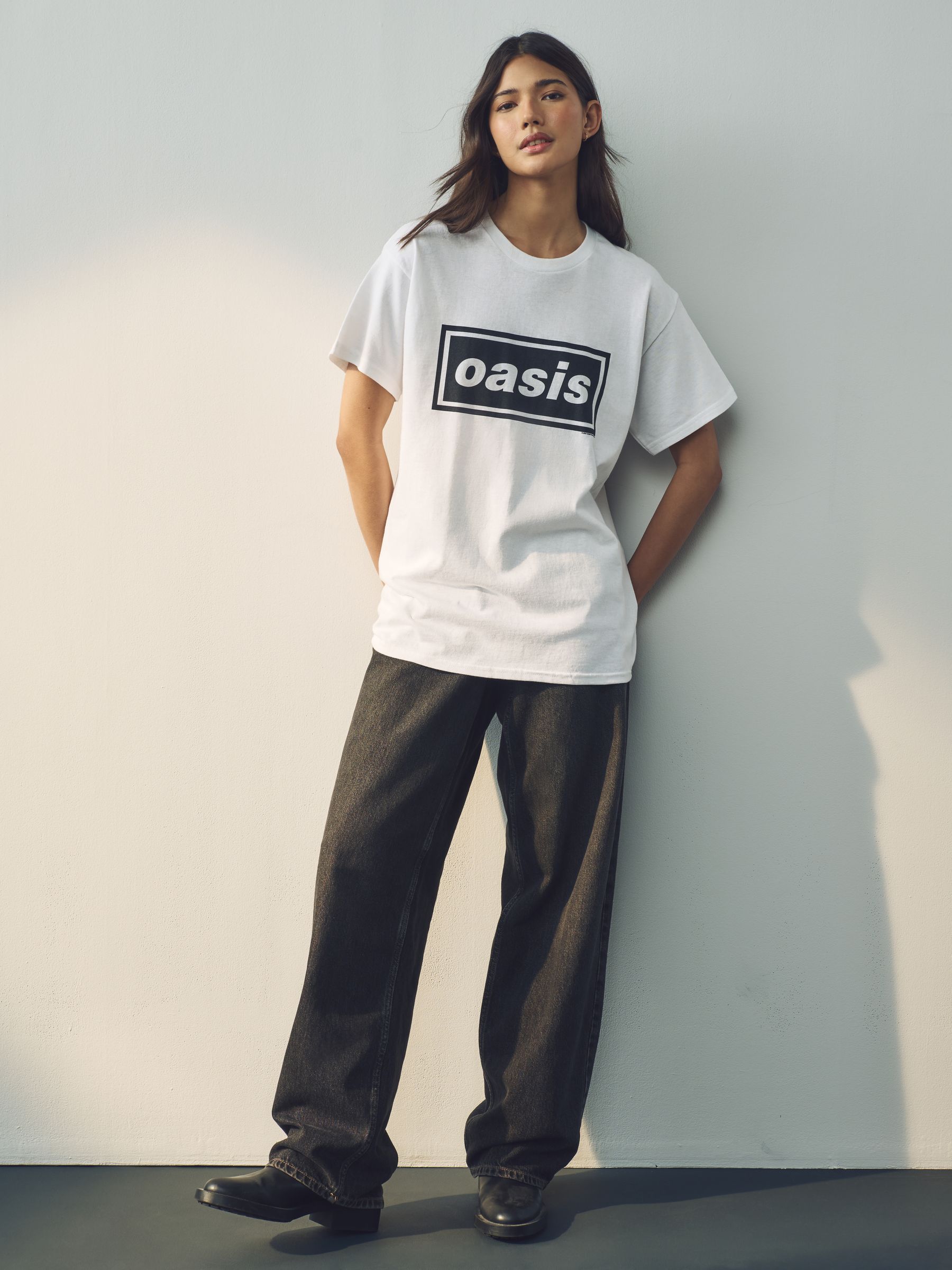 Buy White/Black 90s Graphic 100% Cotton Official License