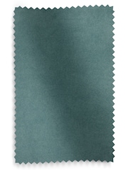 Soft Velvet Teal Blue Upholstered Dining Chairs - Image 8 of 9