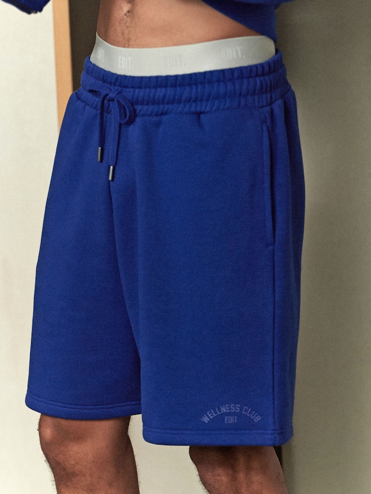 Cobalt Blue EDIT Jersey Shorts - Image 5 of 11