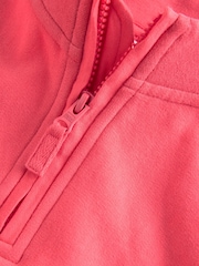 Coral Pink Half Zip Sweatshirt (3mths-7yrs) - Image 8 of 8