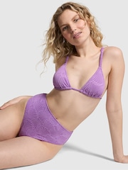 Victoria's Secret PINK Glazed Violet Purple High Waisted Swim Bikini Bottom - Image 1 of 4