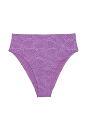Victoria's Secret PINK Glazed Violet Purple High Waisted Swim Bikini Bottom - Image 3 of 4