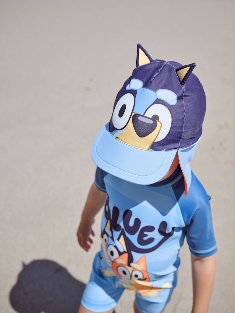 Bluey Legionnaire Swim Hat (3mths-10yrs) - Image 1 of 6