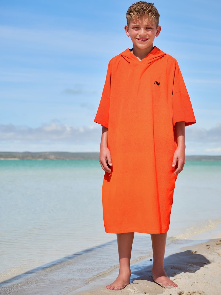 Orange - Poncho-Handtuch (3–16 J.) - Bild 1 von 8 Orange - Poncho-Handtuch (3–16 J.) - Bild 1 von 8