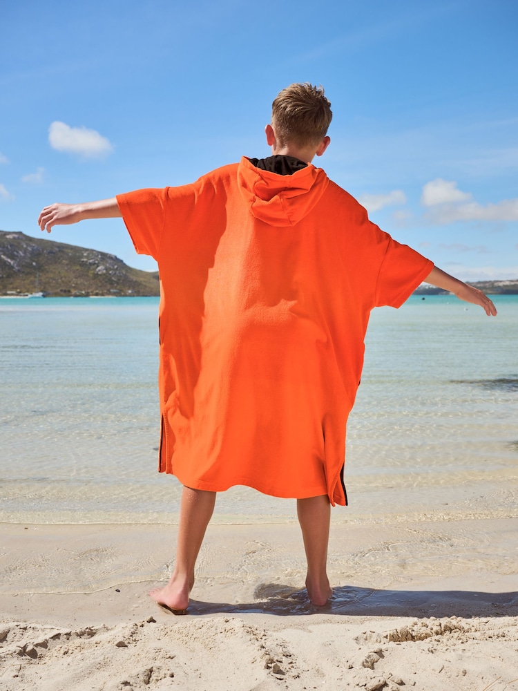 Orange - Poncho-Handtuch (3–16 J.) - Bild 2 von 8 Orange - Poncho-Handtuch (3–16 J.) - Bild 2 von 8