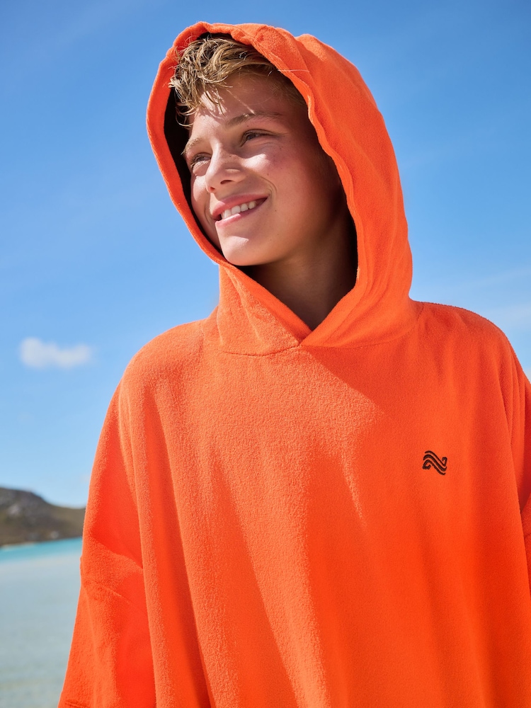 Orange Poncho Towel (3-16yrs) - Image 3 of 8