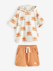 Neutral Sun Print 100% Cotton Toweling Set (3mths-7yrs) - Image 5 of 7